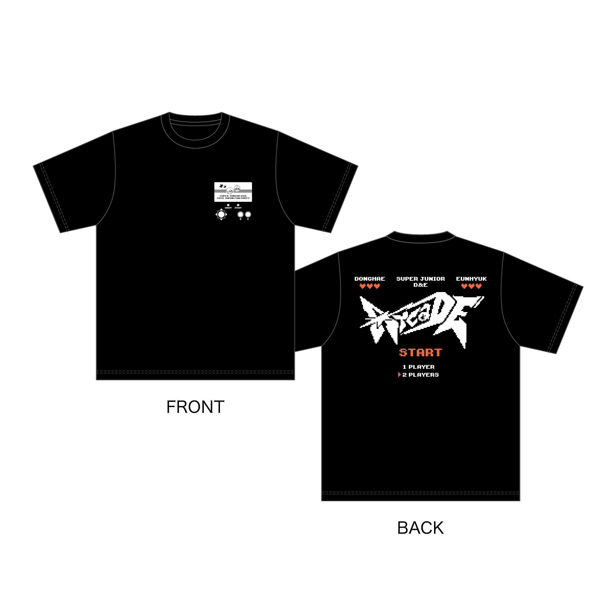 T-SHIRT　BLACK